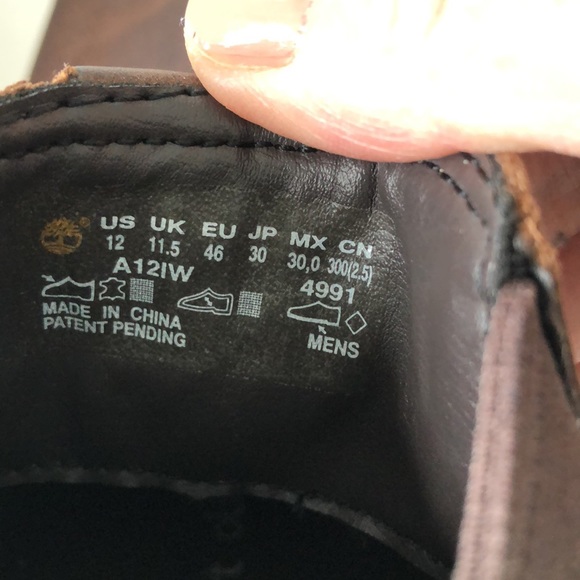 Timberland Men’s Chelsea Brown Leather Boots size 12 - Picture 6 of 14